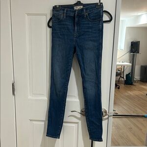 Madewell Dark Blue Skinny Jeans